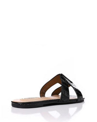 JSP-DJTF-003 Leather Flat Slippers