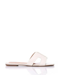 JSP-DJTF-003 Leather Flat Slippers