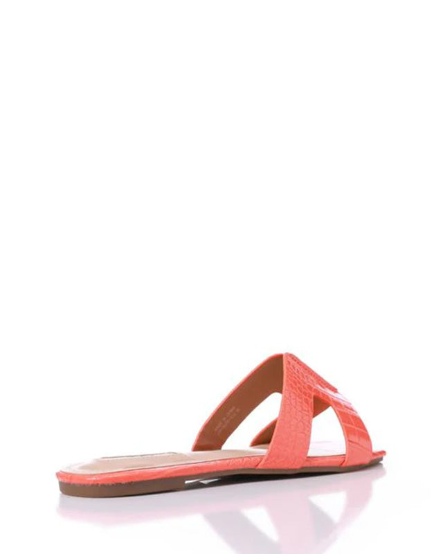 JSP-DJTF-003 Leather Flat Slippers