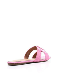 JSP-DJTF-003 Leather Flat Slippers