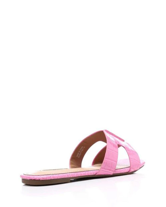 JSP-DJTF-003 Leather Flat Slippers