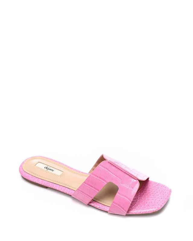 JSP-DJTF-003 Leather Flat Slippers