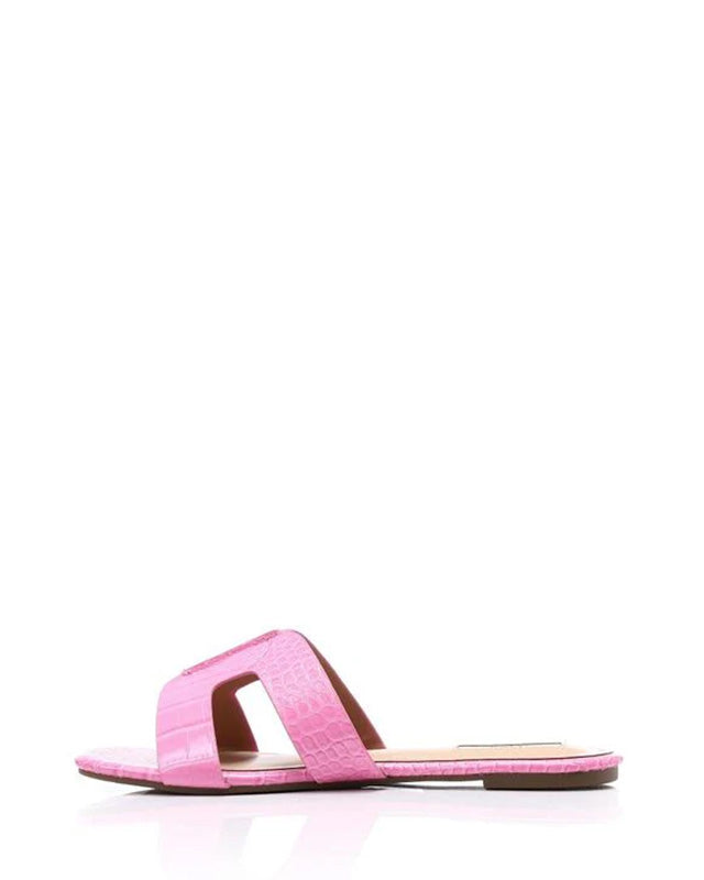 JSP-DJTF-003 Leather Flat Slippers