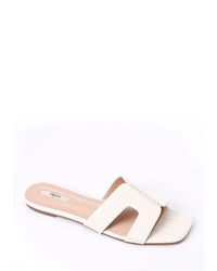 JSP-DJTF-003 Leather Flat Slippers