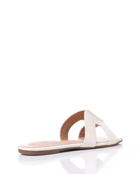 JSP-DJTF-003 Leather Flat Slippers
