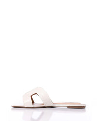 JSP-DJTF-003 Leather Flat Slippers