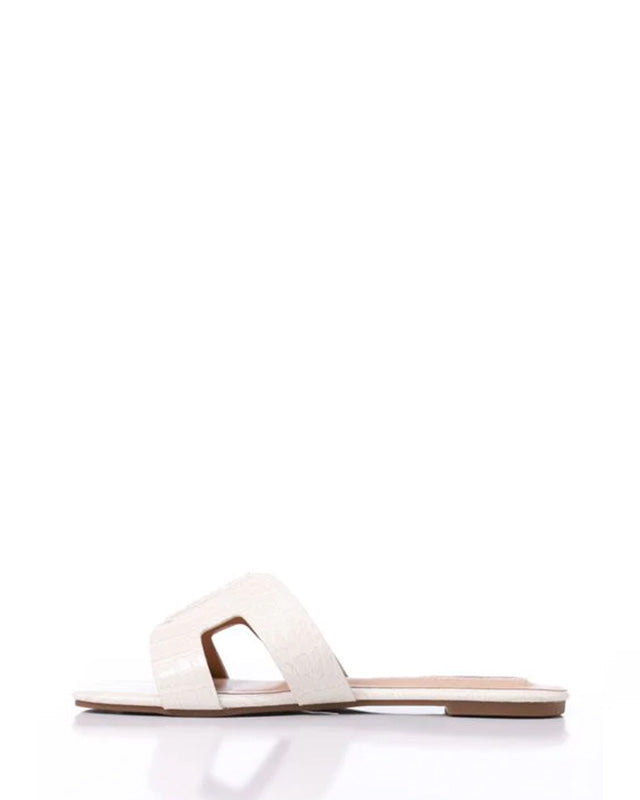 JSP-DJTF-003 Leather Flat Slippers
