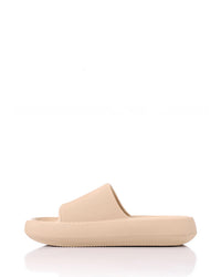 KND-DJTF-004 Textured Sliding Rubber Cloud Slippers