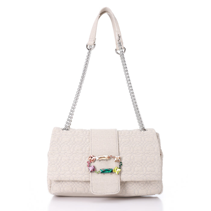 LID-DJTF-011 Buckle Stitched Shoulder Bag