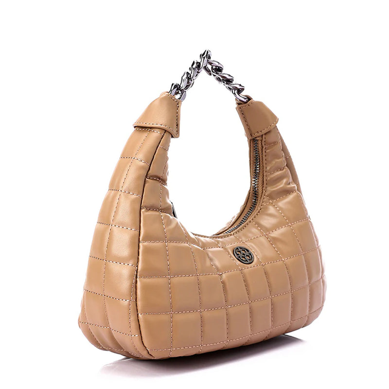 LID-DVTH-010 Silver Chain Handle Shoulder Bag