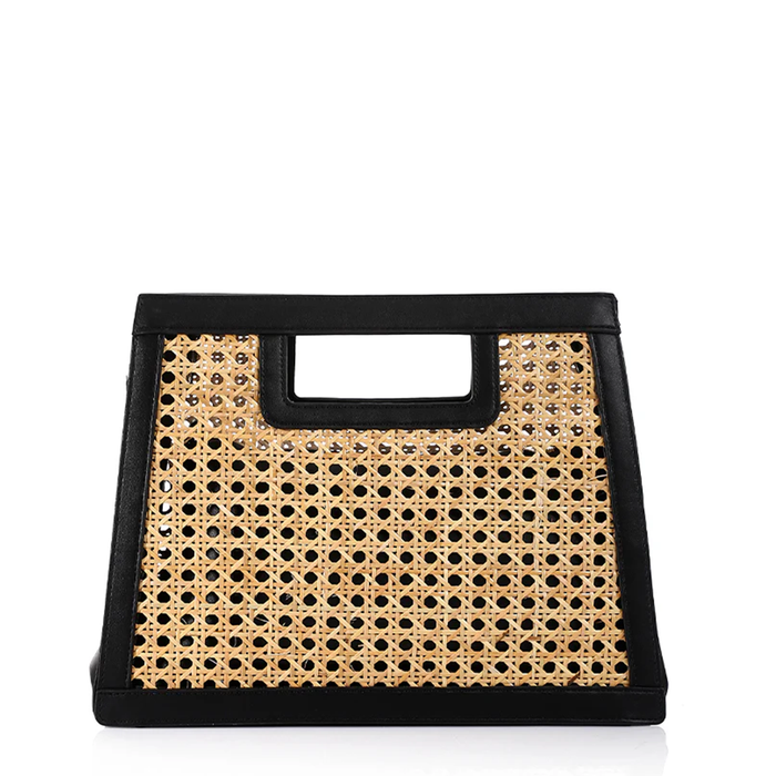 LID-DJTH-027 Leather Bi-Tone Handbag