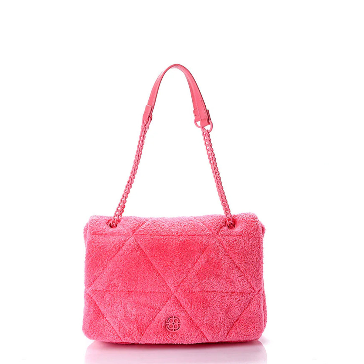 LID-DJTH-028 Stitching Fur Shoulder Bag