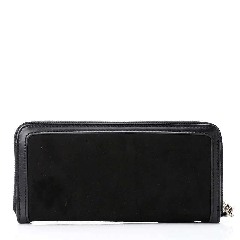 LID-DVTF-014 Diamond Skull Suede Wallet