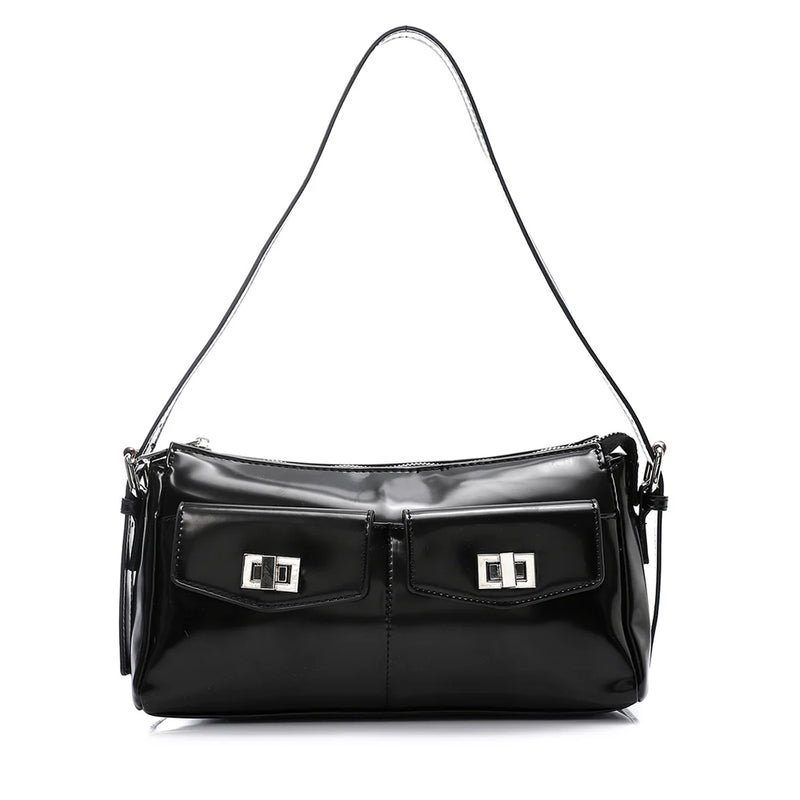 LID-DVTF-047 Zipper Closure Shoulder Bag