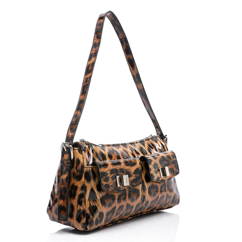 LID-DVTF-047 Zipper Closure Shoulder Bag