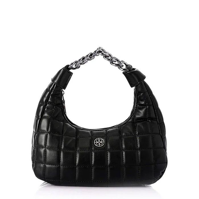 LID-DVTH-010 Silver Chain Handle Shoulder Bag