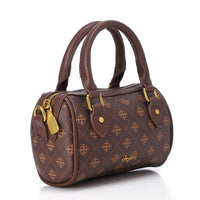 LID-DVTS-013 Suede Duffle Crossbody Bag