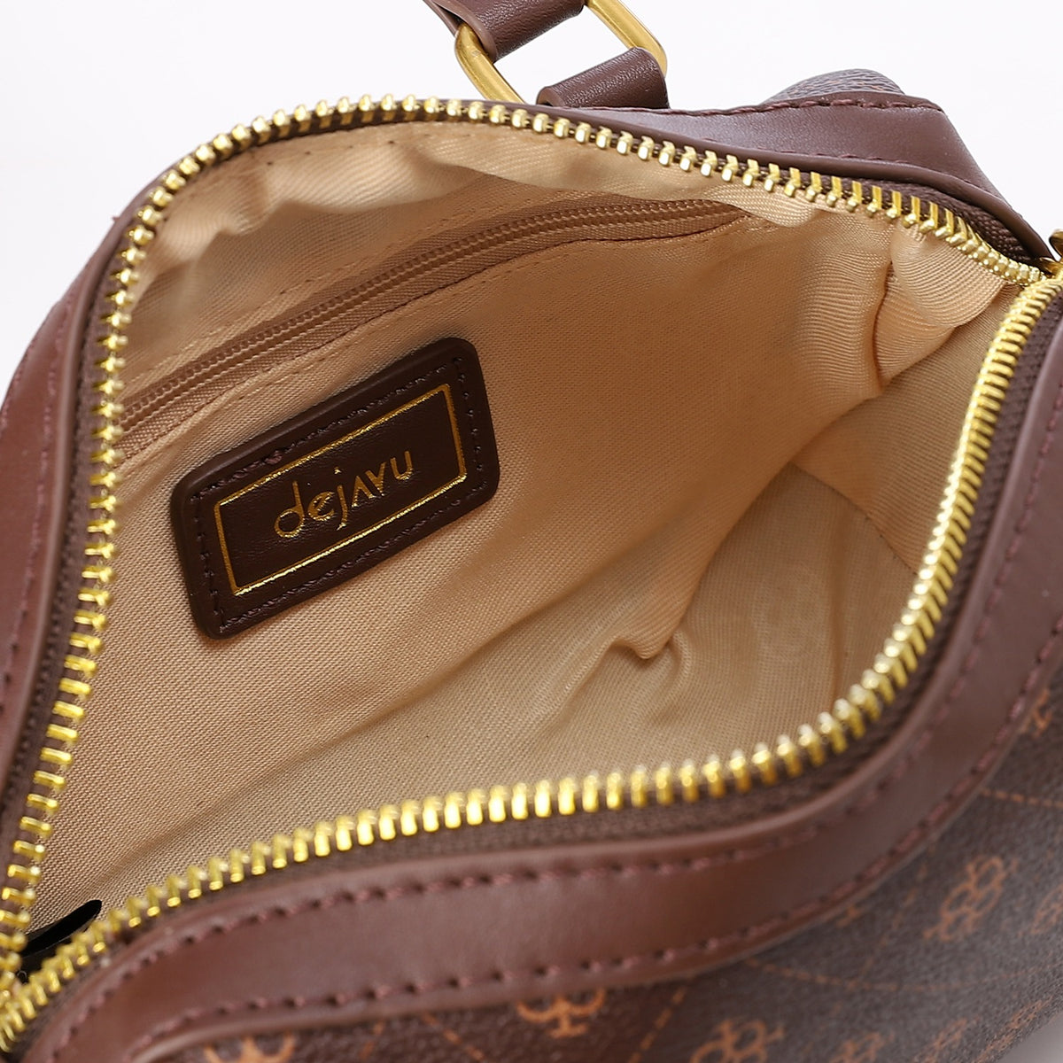 LID-DVTS-013 Suede Duffle Crossbody Bag