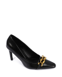 MAS-DVTV-001 Verna Heeled Leather Pumps