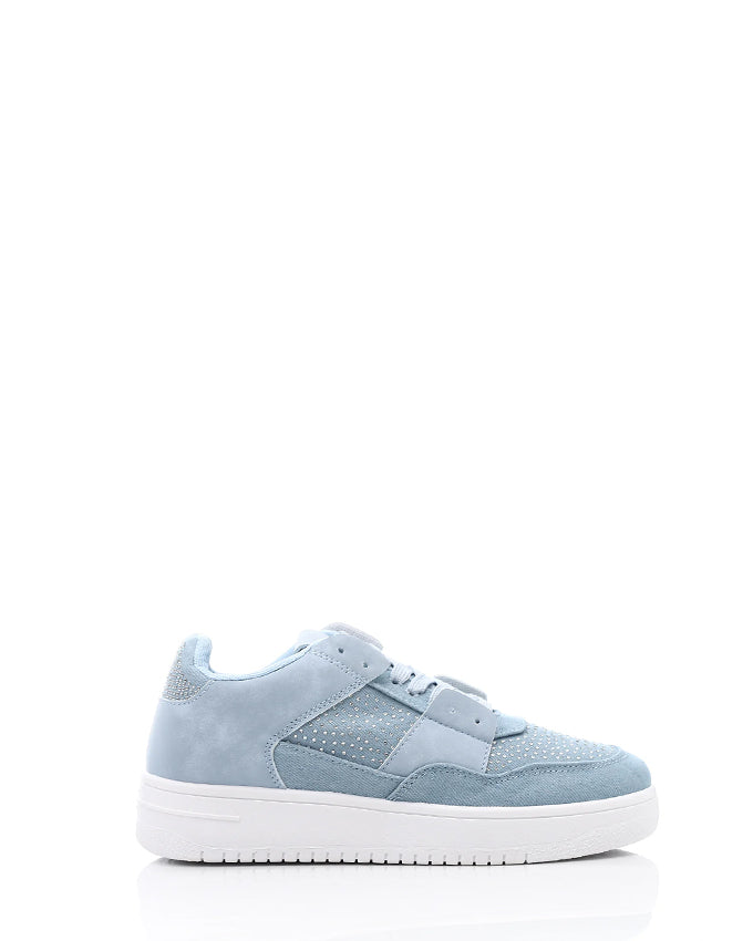 PMA-DJTF-003 Strassy Denim Sneakers