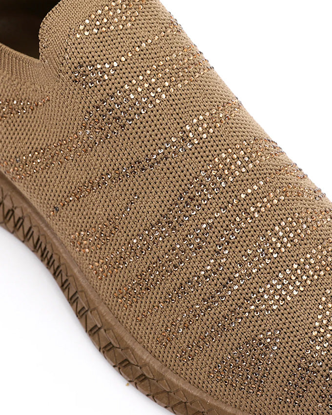 PMA-DVTF-001 Strassed Allover Black Sneaker