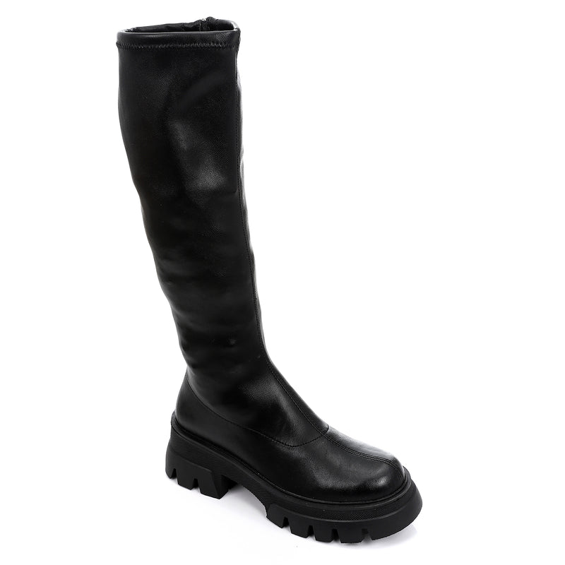 PRD-DVTF-001  Leather Knee High Boot