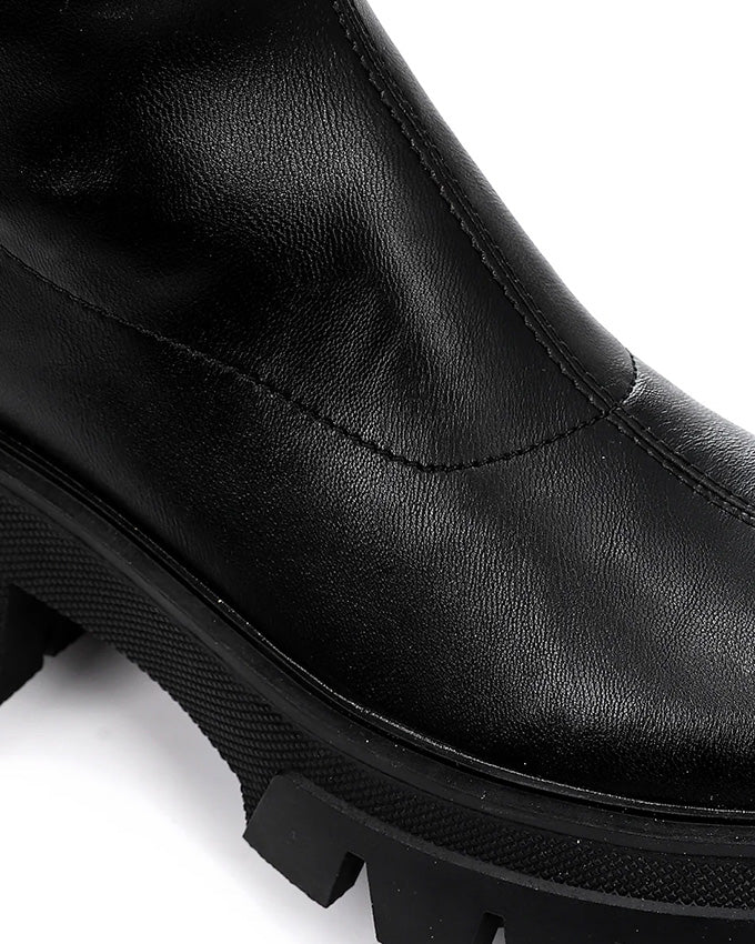 PRD-DVTF-001  Leather Knee High Boot