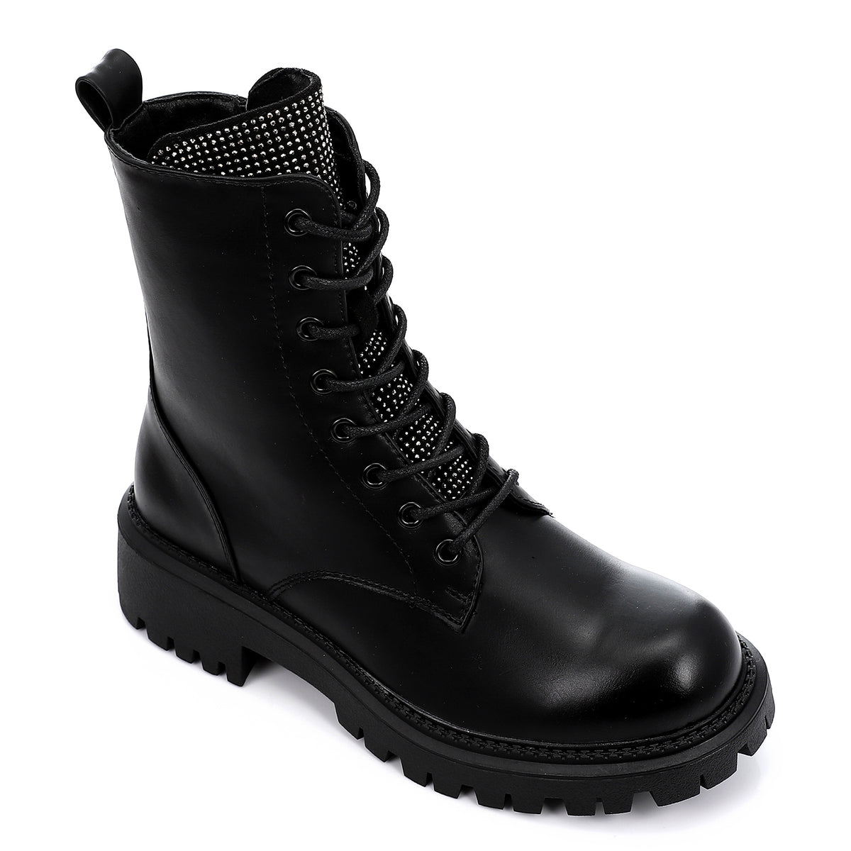 PRD-DVTF-003 Studded Tongue Army Boot