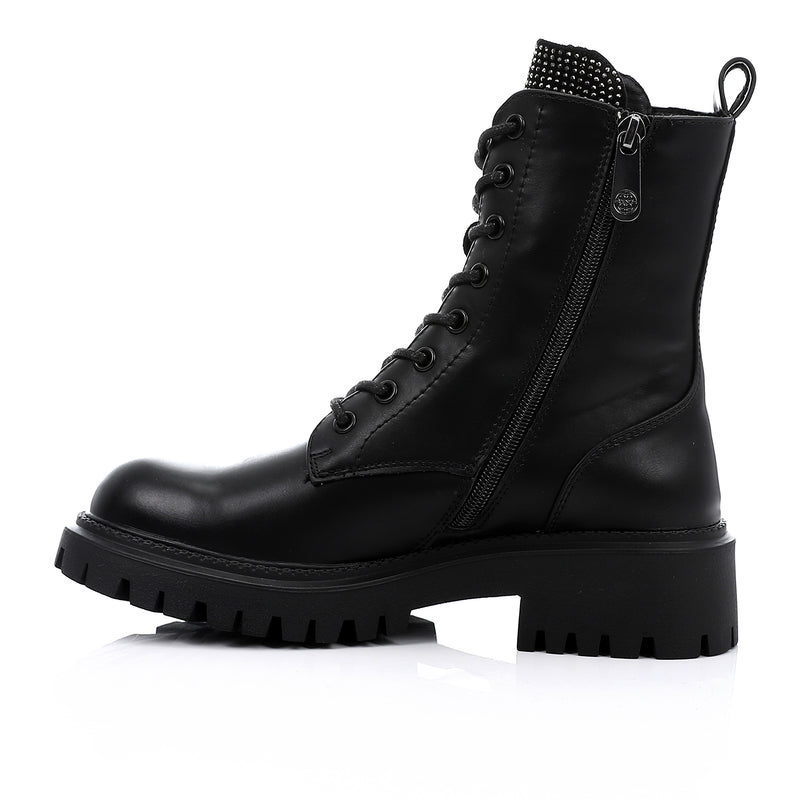 PRD-DVTF-003 Studded Tongue Army Boot