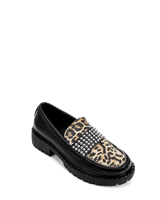 PRD-DVTF-004 Loafer With Wild Animal Pattern Detail