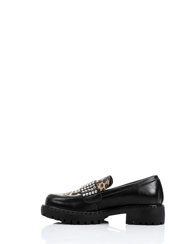 PRD-DVTF-004 Loafer With Wild Animal Pattern Detail