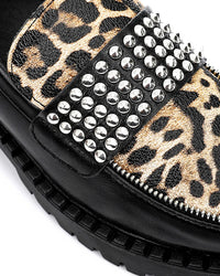 PRD-DVTF-004 Loafer With Wild Animal Pattern Detail