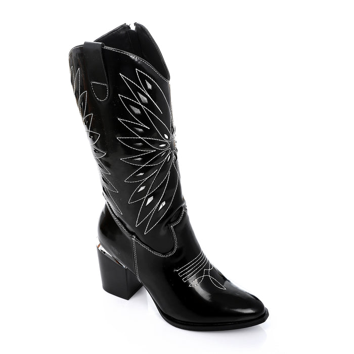 PRD-DVTF-006 Cowboy Mid Calf Boot