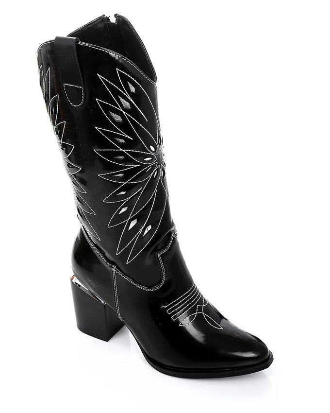 PRD-DVTF-006 Cowboy Mid Calf Boot