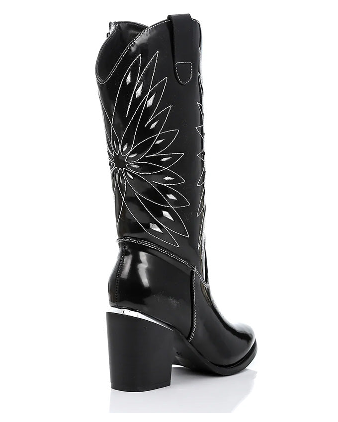 PRD-DVTF-006 Cowboy Mid Calf Boot