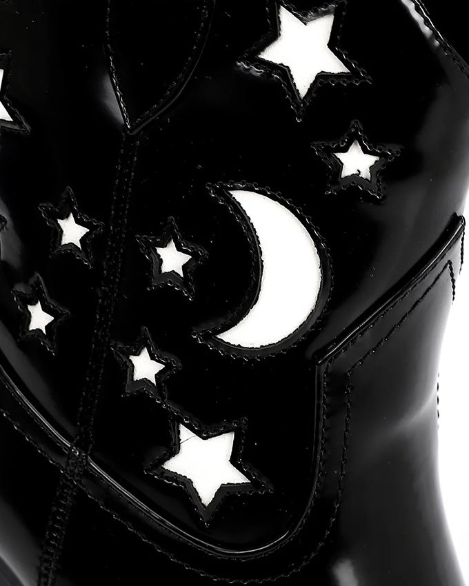 PRD-DVTF-007  Crescents & Stars Half Boot