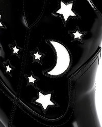 PRD-DVTF-007  Crescents & Stars Half Boot