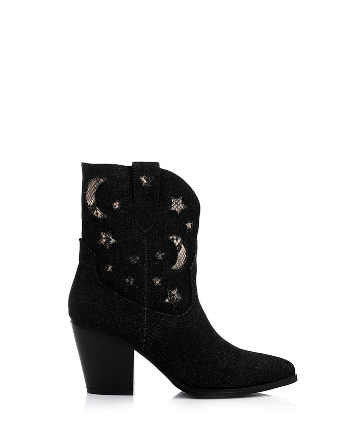 PRD-DVTF-007  Crescents & Stars Half Boot