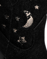 PRD-DVTF-007  Crescents & Stars Half Boot