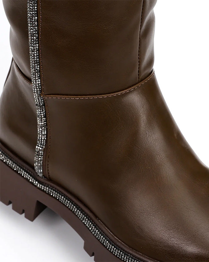 PRD-DVTF-008 Leather high Boot