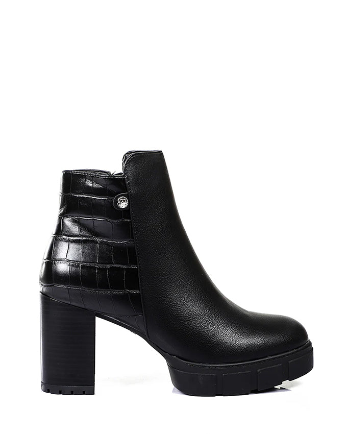 GPS-DVTH-009 Heeled Chunky Ankle Boot