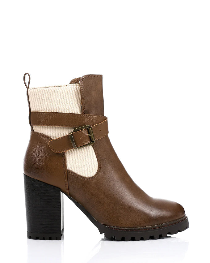 SUN-DVTF-009  Leather Ankle Boot