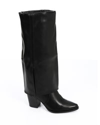 PRD-DVTV-001 Pointed Toecap Heeled Cuff Boots