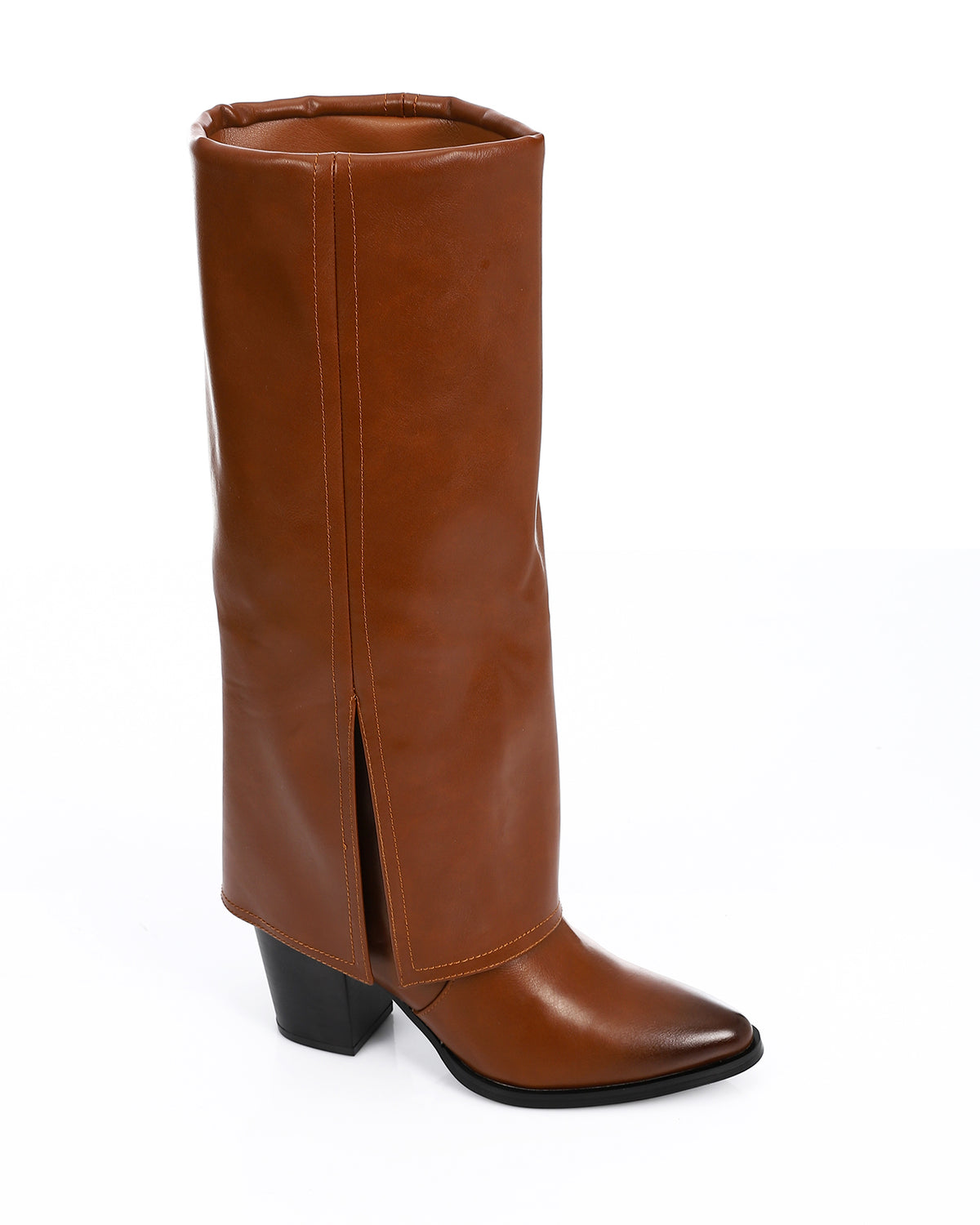 PRD-DVTV-001 Pointed Toecap Heeled Cuff Boots