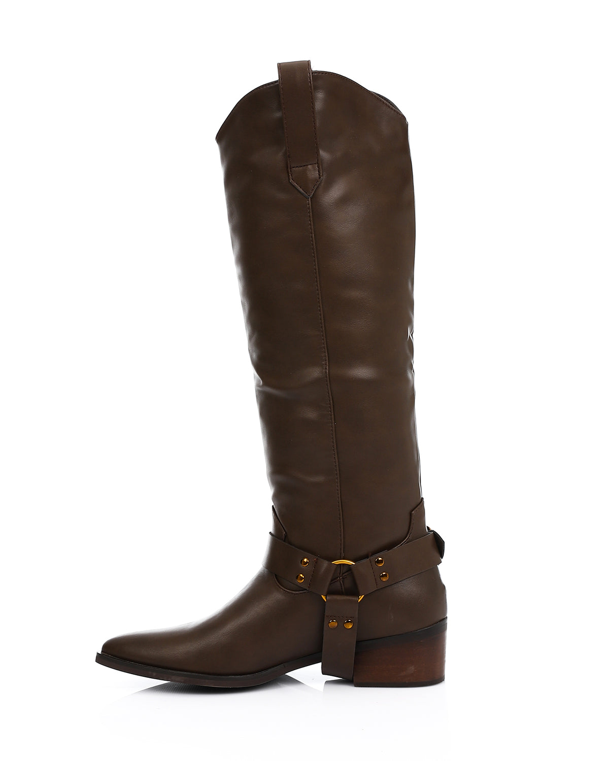 PRD-DVTV-002 Pointed Toecap Knee High Boots