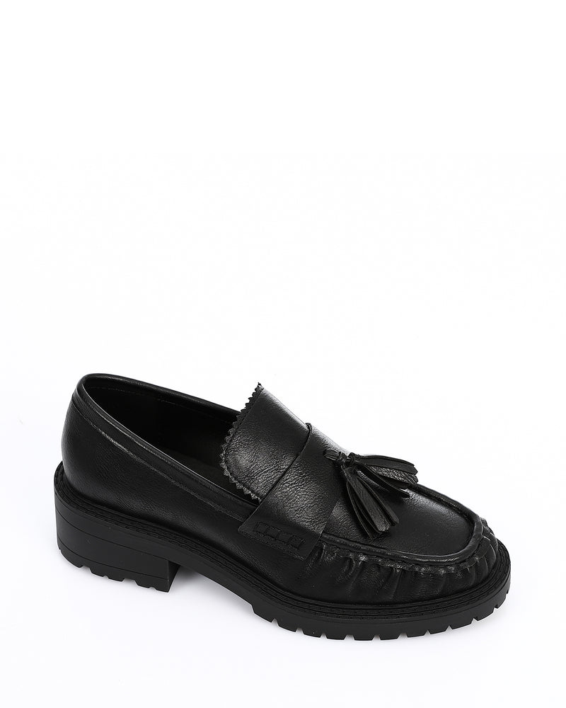 PRD-DVTV-003 Mid Heel Plain Loafers