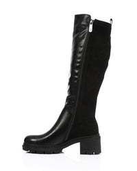 PRD-DVTV-008 Mid Heel Zipped Knee High Boots