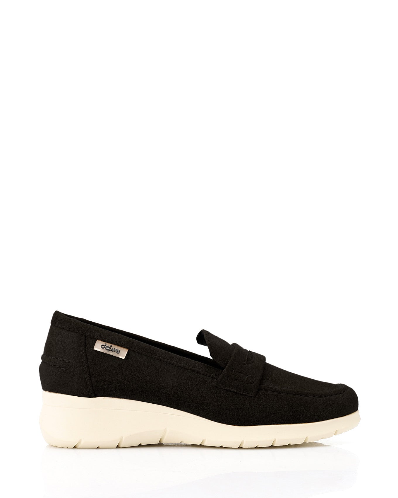 RUI-DVTX-006 Slip On Suede Loafer - BLACK / 36 - Dejavu