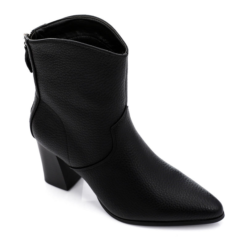 SUN-DVTF-002 Triangular Toecap Heeled Boot