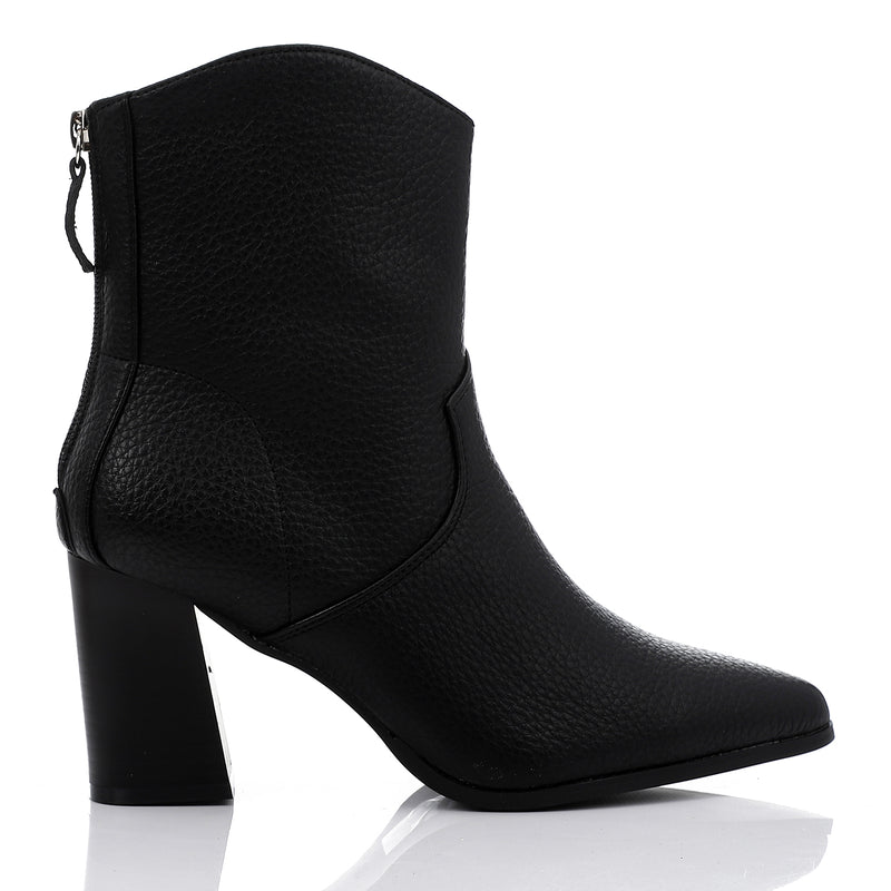 SUN-DVTF-002 Triangular Toecap Heeled Boot